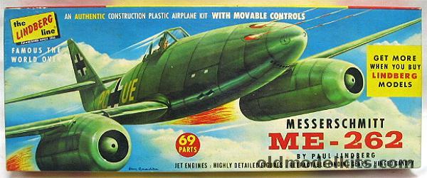 Lindberg 1/48 Messerschmitt Me-262, 538-100 plastic model kit